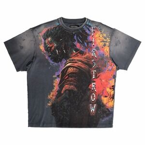 First Row "Ancestral Call Spirit Walked" Washed Tee, Size XL